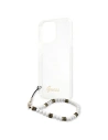 Kup Etui Guess GUHCP13LKPSWH Apple iPhone 13 Pro Transparent hardcase White Pearl - GUE1482CL - {ean13} - Sklep Home Screen