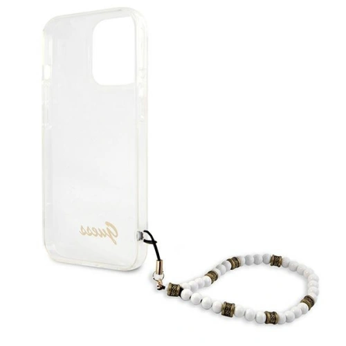 Kup Etui Guess GUHCP13LKPSWH Apple iPhone 13 Pro Transparent hardcase White Pearl - GUE1482CL - {ean13} - Sklep Home Screen
