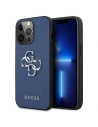 Etui Guess GUHCP13LSA4GSBL Apple iPhone 13 Pro albastru/blue hardcase Saffiano 4G Metal Logo