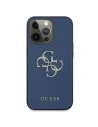 Etui Guess GUHCP13LSA4GSBL Apple iPhone 13 Pro niebieski/blue hardcase Saffiano 4G Metal Logo