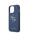 Etui Guess GUHCP13LSA4GSBL Apple iPhone 13 Pro niebieski/blue hardcase Saffiano 4G Metal Logo