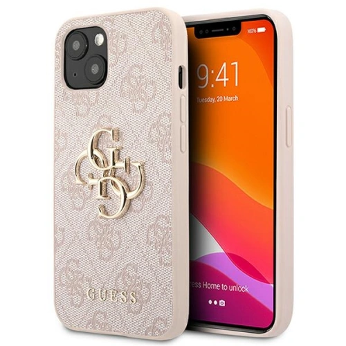 Kup Etui Guess GUHCP13M4GMGPI Apple iPhone 13 rózsaszín/pink hardcase 4G Big Metal Logo - GUE1488PNK - {ean13} - Sklep Home Screen