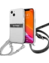 Etui Guess GUHCP13MKC4GBSI Apple iPhone 13 Transparent hardcase 4G Grey Strap Silver Chain