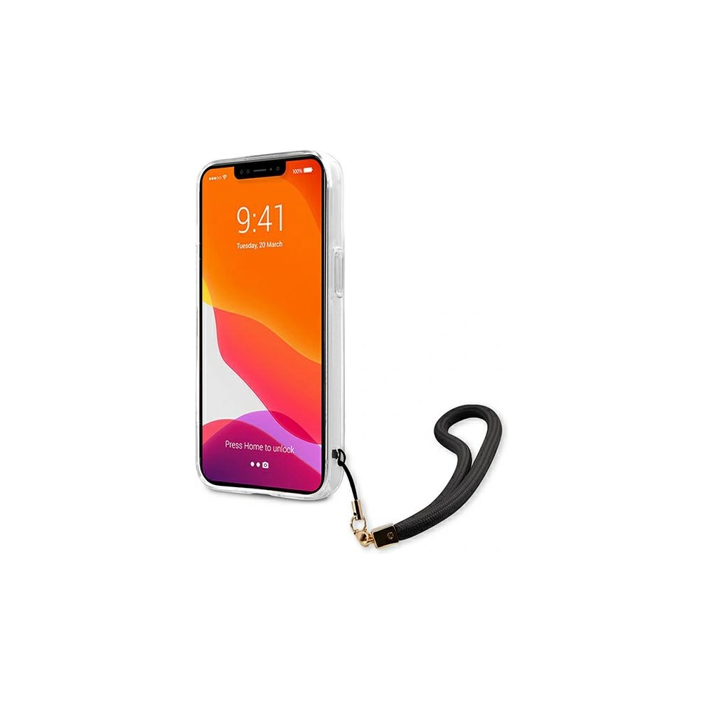 Etui Guess GUHCP13MKCABBK Apple iPhone 13 czarny/black hardcase Camo Strap Collection