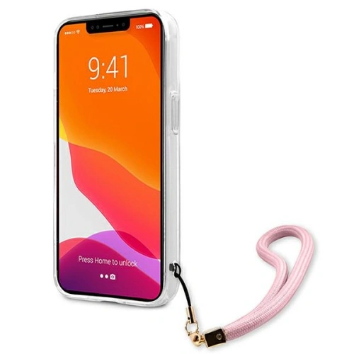 Kup Etui Guess GUHCP13MKCABPI Apple iPhone 13 różowy/pink hardcase Camo Strap Collection - GUE1491PNK - {ean13} - Sklep Home Screen