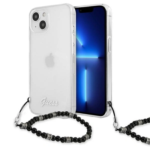 Kup Guess Apple Tasche GUHCP13MKPSBK iPhone 13 Transparentes Hartschalenetui Schwarz Perle - GUE1492CL - {ean13} - Sklep Home Screen