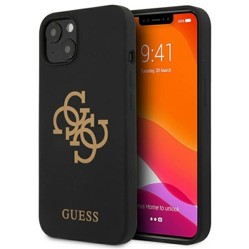 Kup Etui Guess GUHCP13MLS4GGBK pentru Apple iPhone 13 negru/hard case din silicon 4G Logo - GUE1494BLK - {ean13} - Sklep Home Screen