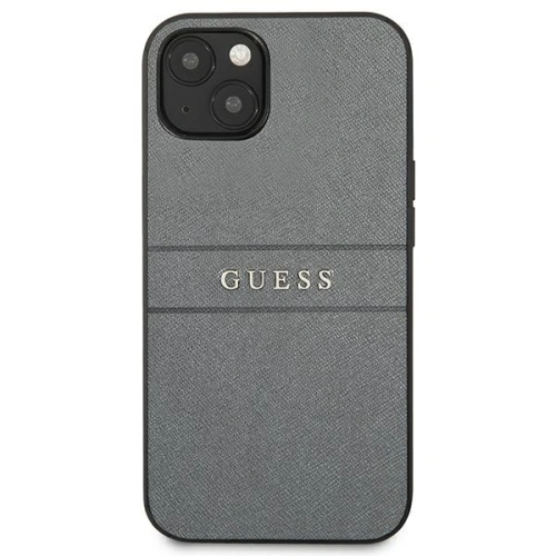Kup Etui Guess GUHCP13MPSASBGR Apple iPhone 13 šedý/grey Saffiano Strap - GUE1495GRY - {ean13} - Sklep Home Screen