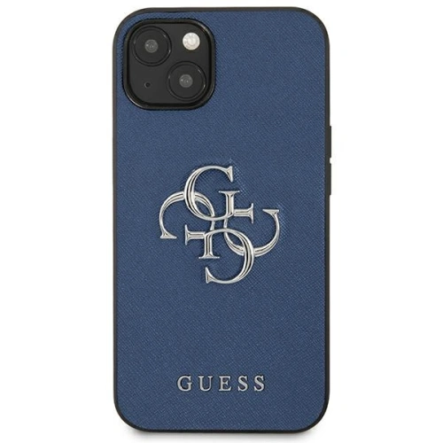 Kup Etui Guess GUHCP13MSA4GSBL Apple iPhone 13 albastru/blue hardcase Saffiano 4G Metal Logo - GUE1497BLU - {ean13} - Sklep Home Screen