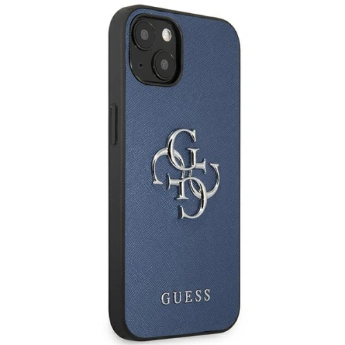 Kup Etui Guess GUHCP13MSA4GSBL Apple iPhone 13 albastru/blue hardcase Saffiano 4G Metal Logo - GUE1497BLU - {ean13} - Sklep Home Screen