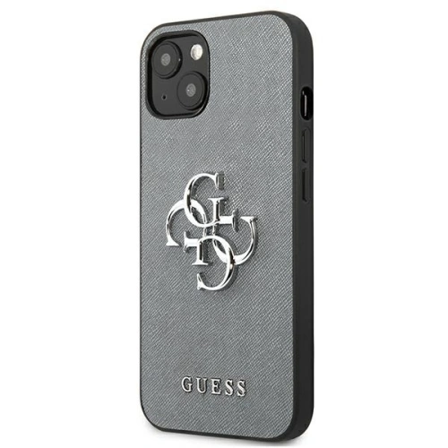 Kup Etui Guess GUHCP13MSA4GSGR Apple iPhone 13 szary/grey hardcase Saffiano 4G Metal Logo - GUE1498GRY - {ean13} - Sklep Home Screen