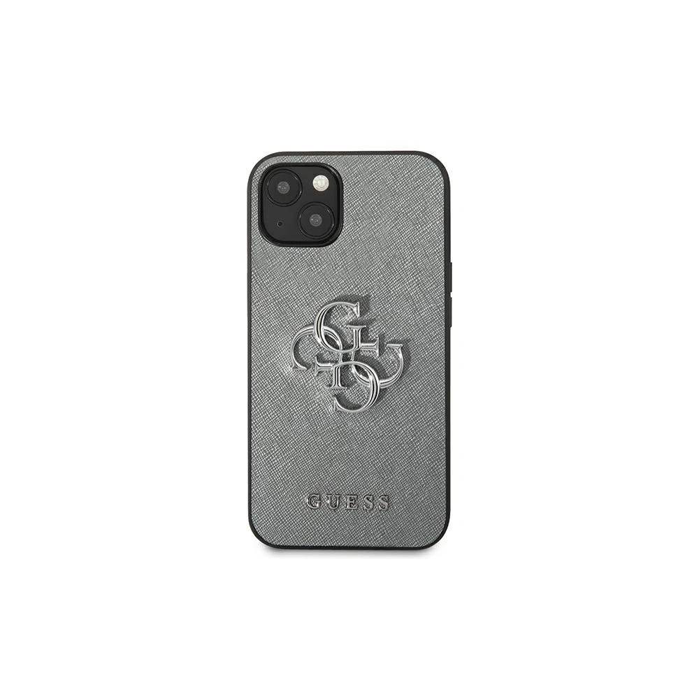 Etui Guess GUHCP13MSA4GSGR Apple iPhone 13 szary/grey hardcase Saffiano 4G Metal Logo