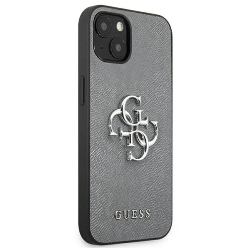 Kup Etui Guess GUHCP13MSA4GSGR Apple iPhone 13 szary/grey hardcase Saffiano 4G Metal Logo - GUE1498GRY - {ean13} - Sklep Home Screen