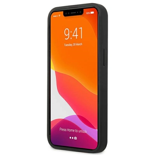 Kup Guess Apple Tasche GUHCP13MSA4GSGR iPhone 13 grau/grau Hartschale Saffiano 4G Metall Logo - GUE1498GRY - {ean13} - Sklep Home Screen