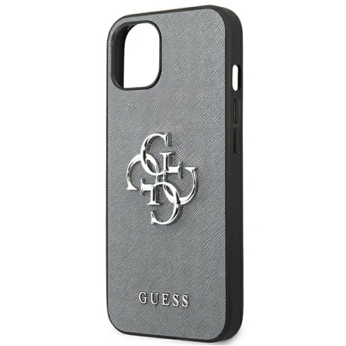 Kup Guess Apple Tasche GUHCP13MSA4GSGR iPhone 13 grau/grau Hartschale Saffiano 4G Metall Logo - GUE1498GRY - {ean13} - Sklep Home Screen