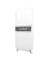 Kup Etui Guess GUHCP13SKC4GBSI Apple iPhone 13 mini Průhledný tvrzený kryt 4G Šedý popruh Stříbrný řetěz - GUE1502CL - {ean13} - Sklep Home Screen