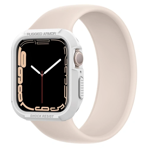 Kup Etui Spigen Rugged Armor Apple Watch 4/5/6/7/SE 44/45mm Bílá - SPN2014WHT - {ean13} - Sklep Home Screen