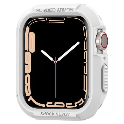 Kup Etui Spigen Rugged Armor Apple Watch 4/5/6/7/SE 44/45mm Bílá - SPN2014WHT - {ean13} - Sklep Home Screen