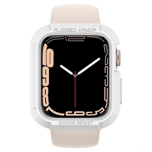 Kup Case Spigen Rugged Armor Apple Watch 4/5/6/7/SE 44/45mm Weiß - SPN2014WHT - {ean13} - Sklep Home Screen