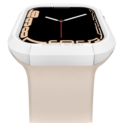 Buy Case Spigen Rugged Armor Apple Watch 4/5/6/7/SE 44/45mm White - SPN2014WHT - {ean13} - Home Screen Store Europe