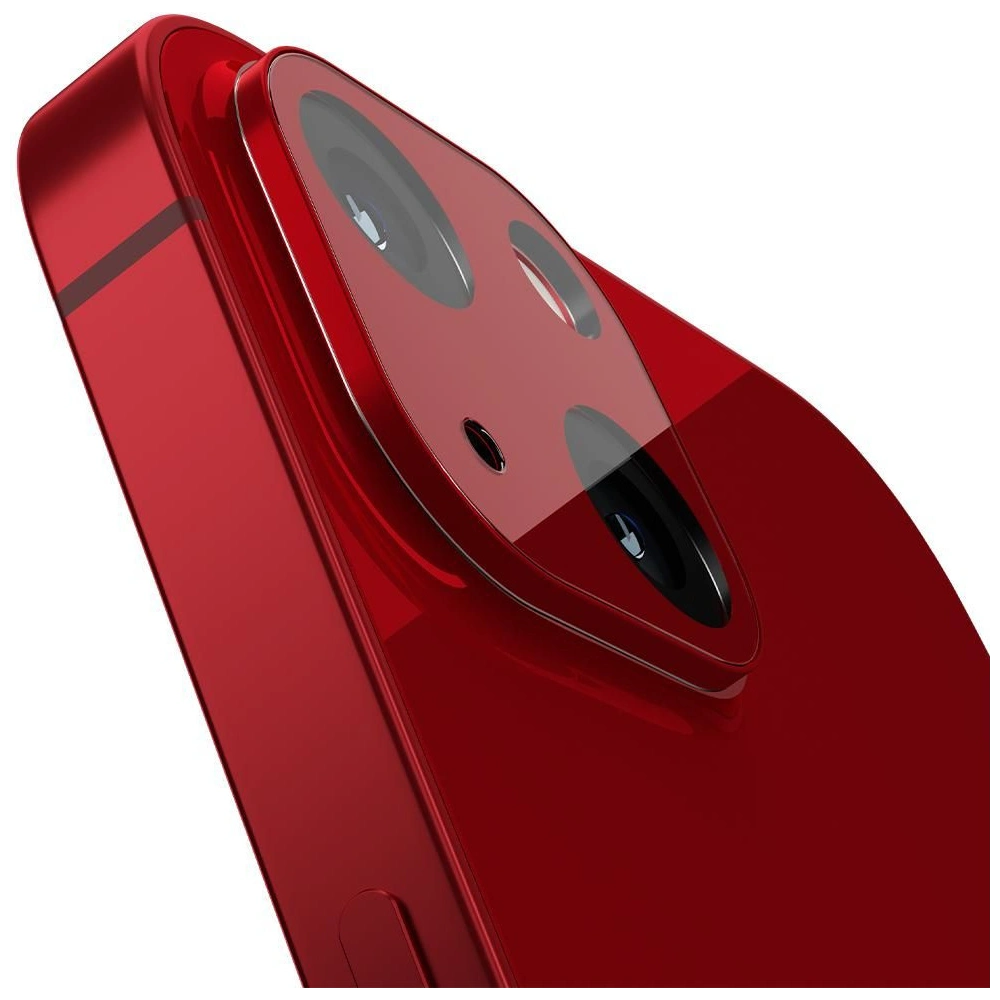 Szkło hartowane na aparat Spigen Optik Camera Lens Apple iPhone 13/13 mini Red [2 PACK]