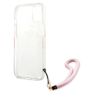 Kup Guess Apple Tasche GUHCP13SKCABPI iPhone 13 mini rosa/rosa Hardcase Camo Strap Collection - GUE1504PNK - {ean13} - Sklep Home Screen