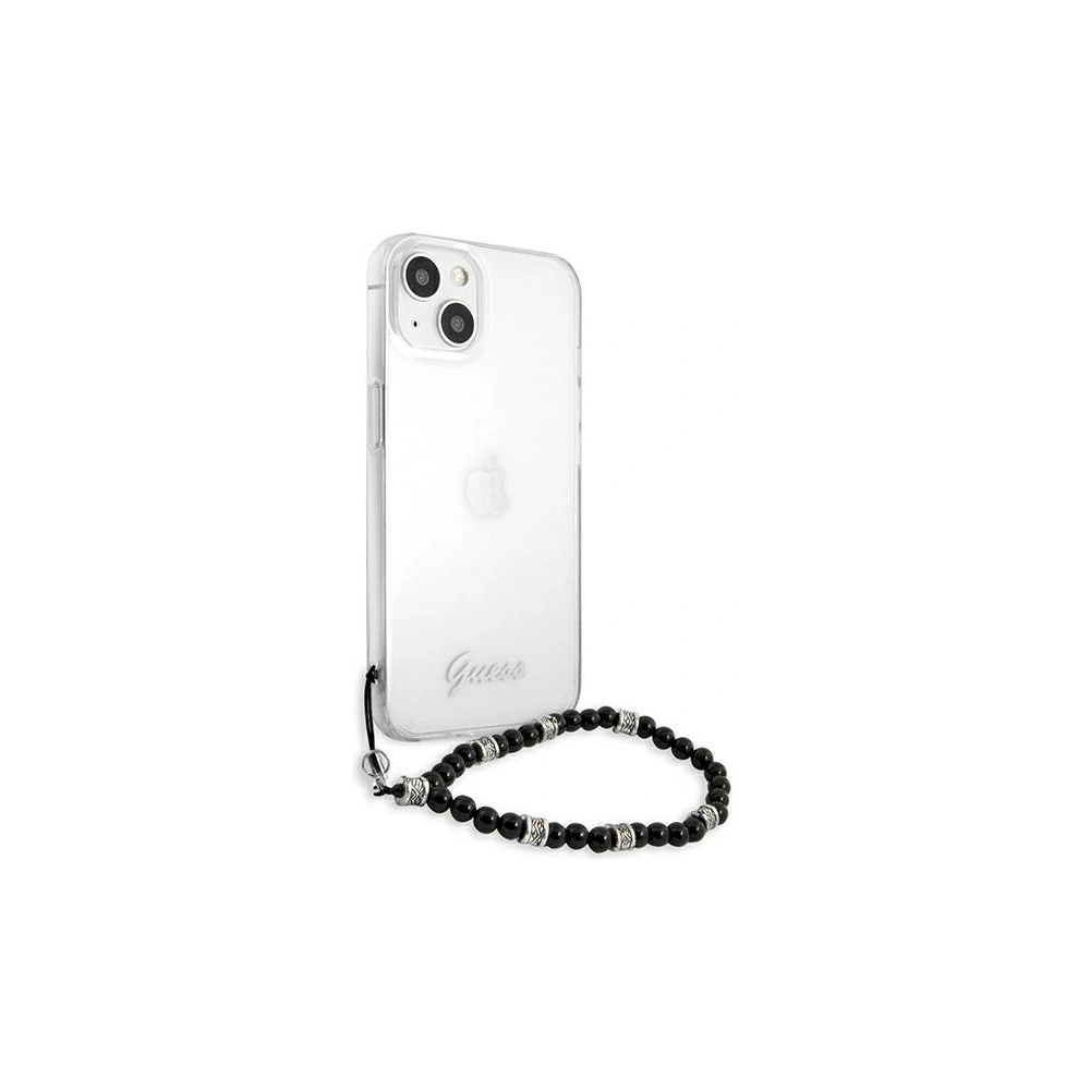 Etui Guess GUHCP13SKPSBK Apple iPhone 13 mini Transparent hardcase Black Pearl