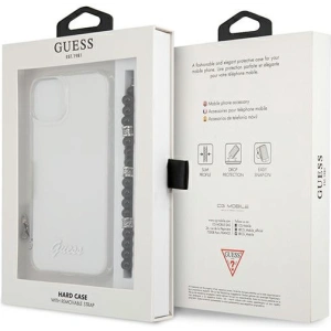 Kup Guess Apple Tasche GUHCP13SKPSBK iPhone 13 mini Transparentes Hartschalenetui Schwarz Perle - GUE1505CL - {ean13} - Sklep Home Screen