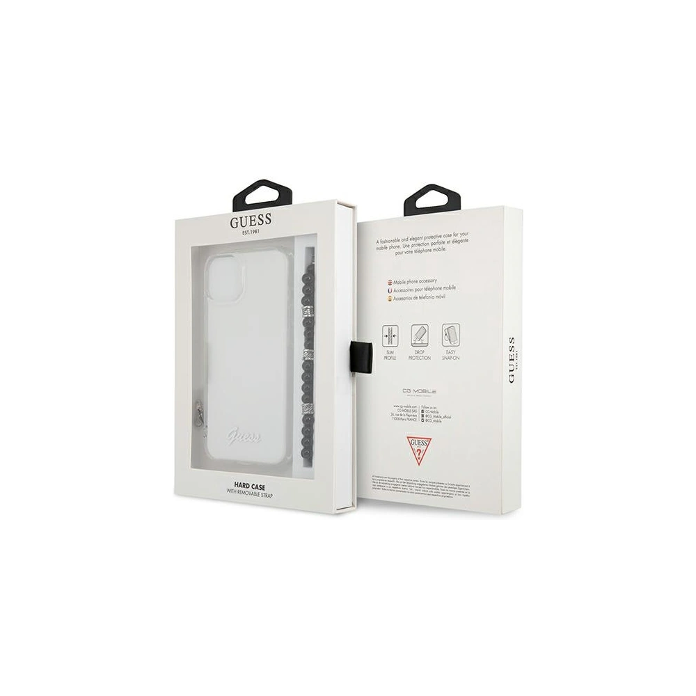 Etui Guess GUHCP13SKPSBK Apple iPhone 13 mini Transparent hardcase Black Pearl