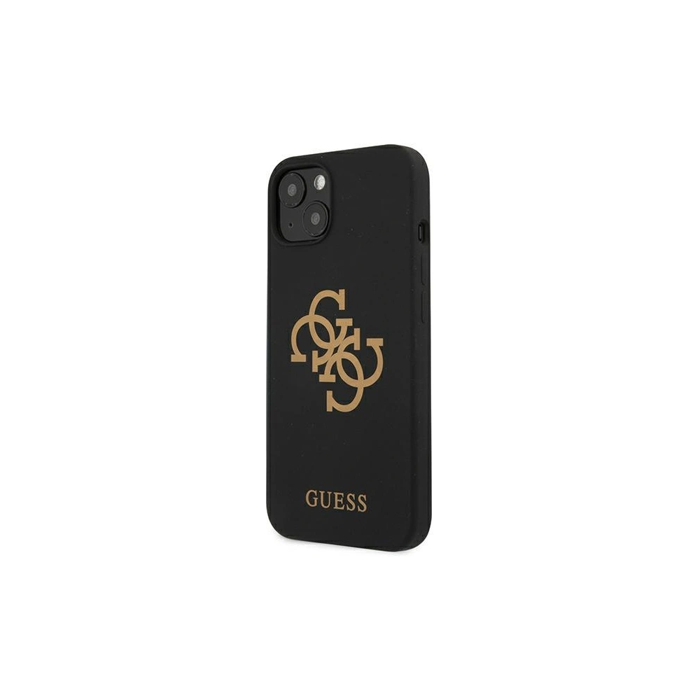 Etui Guess GUHCP13SLS4GGBK Apple iPhone 13 mini czarny/black hard case Silicone 4G Logo