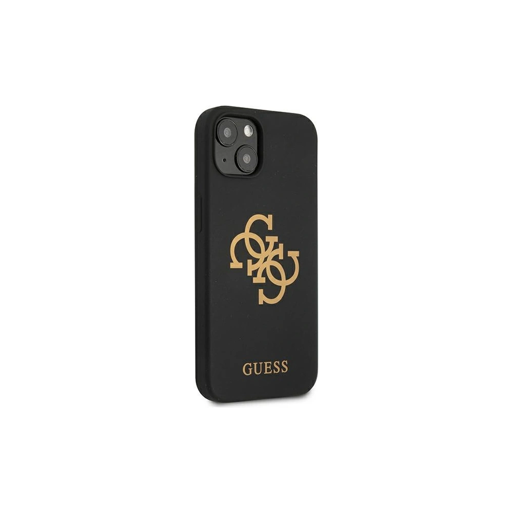 Etui Guess GUHCP13SLS4GGBK Apple iPhone 13 mini czarny/black hard case Silicone 4G Logo