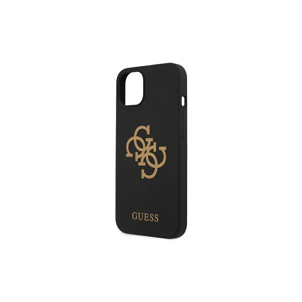 Etui Guess GUHCP13SLS4GGBK Apple iPhone 13 mini czarny/black hard case Silicone 4G Logo