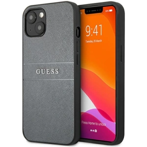 Kup Guess Apple Tasche GUHCP13SPSASBGR iPhone 13 mini grau/grau Saffiano Strap - GUE1508GRY - {ean13} - Sklep Home Screen