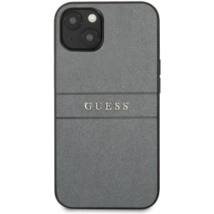 Kup Guess Apple Tasche GUHCP13SPSASBGR iPhone 13 mini grau/grau Saffiano Strap - GUE1508GRY - {ean13} - Sklep Home Screen