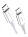 Kabel USB-C do USB-C UGREEN US264, 60W, 1.5m (bílý)