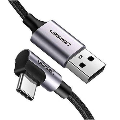 Kup USB-zu-USB-C-Winkelkabel UGREEN US284, 3A , 2m (schwarz) - UGR1129BLK - {ean13} - Sklep Home Screen