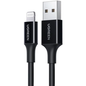 Kabel USB do Lightning UGREEN US155, MFi, 2m (czarny)