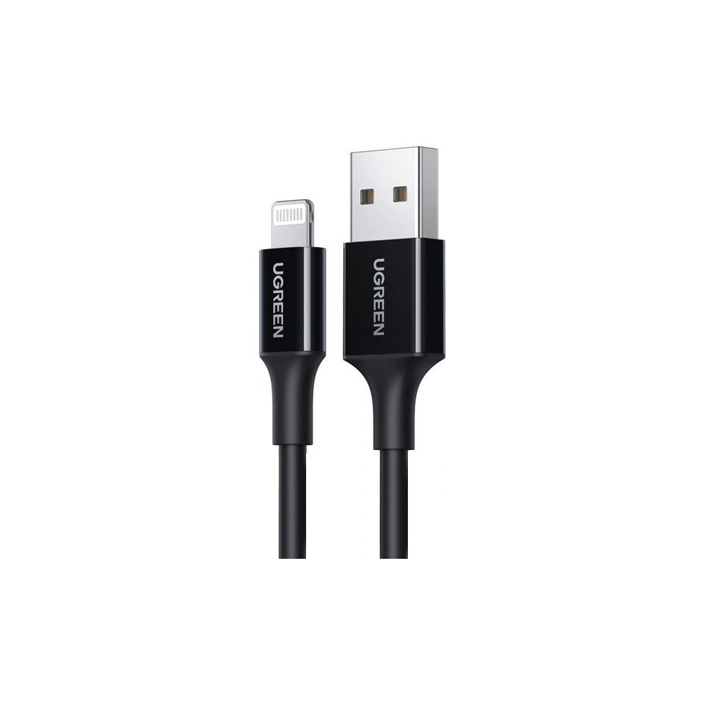 Kabel USB do Lightning UGREEN US155, MFi, 2m (czarny)