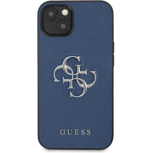 Kup Guess Apple Tasche GUHCP13SSA4GSBL iPhone 13 mini blau/blau Hartschale Saffiano 4G Metall Logo - GUE1509BLU - {ean13} - Sklep Home Screen