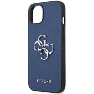 Kup Guess Apple Tasche GUHCP13SSA4GSBL iPhone 13 mini blau/blau Hartschale Saffiano 4G Metall Logo - GUE1509BLU - {ean13} - Sklep Home Screen