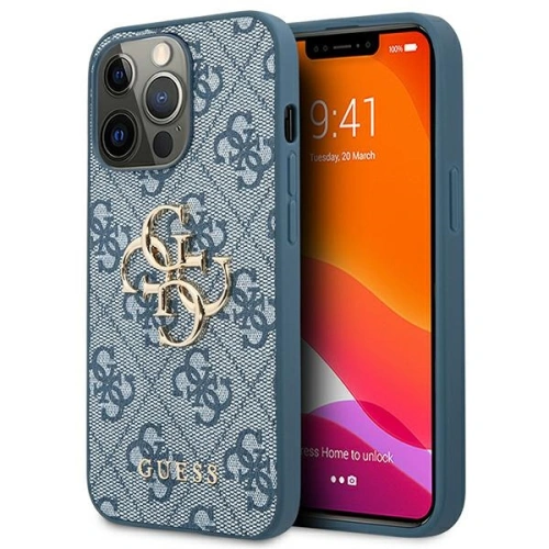 Kup Etui Guess GUHCP13X4GMGBL Apple iPhone 13 Pro Max niebieski/blue hardcase 4G Big Metal Logo - GUE1512BLU - {ean13} - Sklep Home Screen