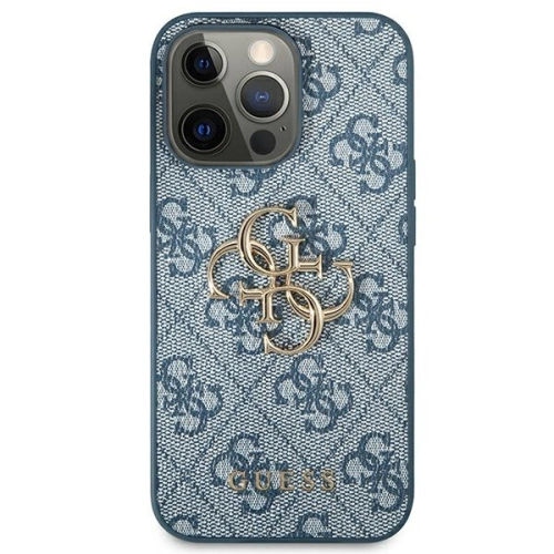 Buy Guess GUHCP13X4GMGBL Apple iPhone 13 Pro Max blue hardcase 4G Big Metal Logo - GUE1512BLU - {ean13} - Home Screen Store Europe