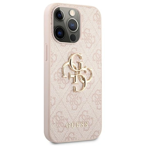 Buy Guess GUHCP13X4GMGPI Apple iPhone 13 Pro Max pink hardcase 4G Big Metal Logo - GUE1513PNK - {ean13} - Home Screen Store Europe