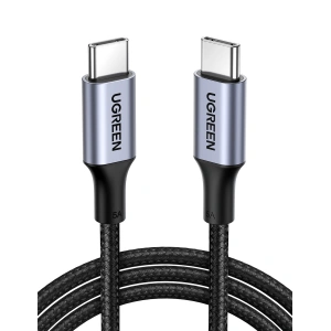 1.5m USB-C auf USB-C Kabel UGREEN US316, 100W, (grau)