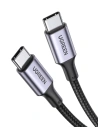 Cablu USB-C la USB-C UGREEN US316, 100W, 1m (gri)