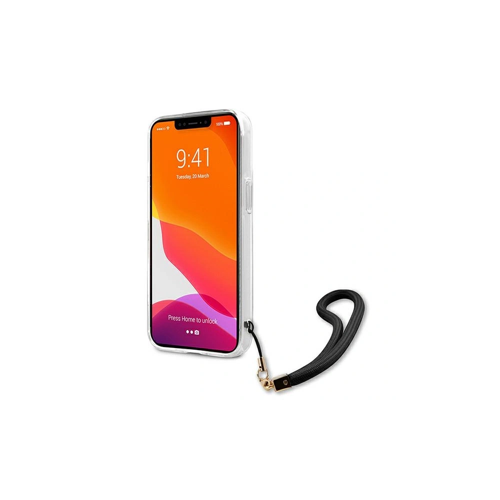 Etui Guess GUHCP13XKCABBK Apple iPhone 13 Pro Max czarny/black hardcase Camo Strap Collection