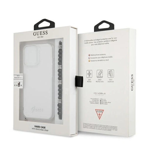 Kup Guess Apple Tasche GUHCP13XKPSBK iPhone 13 Pro Max Transparentes Hartschalengehäuse Schwarz Perle - GUE1518CL - {ean13} - Sklep Home Screen