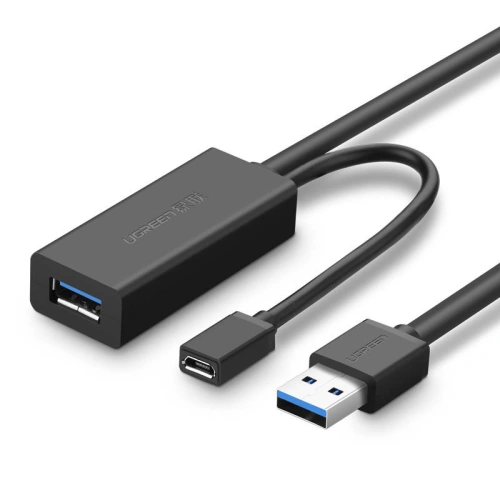 Kup UGREEN US175 USB 3.0 hosszabbító kábel, micro USB, 5m (fekete) - UGR1158BLK - {ean13} - Sklep Home Screen