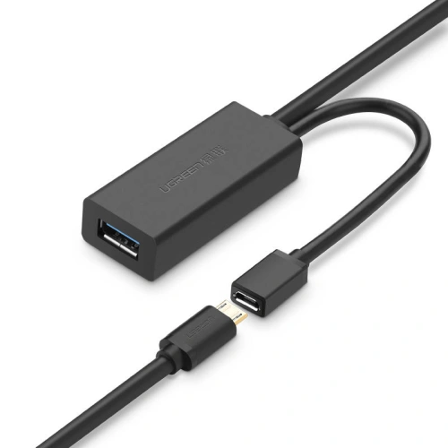 Kup UGREEN US175 Prodlužovací kabel USB 3.0, micro USB, 5m (černý) - UGR1158BLK - {ean13} - Sklep Home Screen