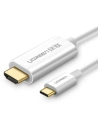 Kabel USB-C do HDMI UGREEN MM121, 4K, 1.5m (bílý)